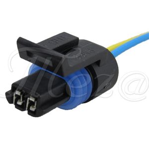 CONECTOR 2 VIAS P/SENSORES FEMEA