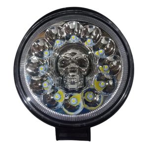 Farol auxiliar leds bi-volt redondo 36w