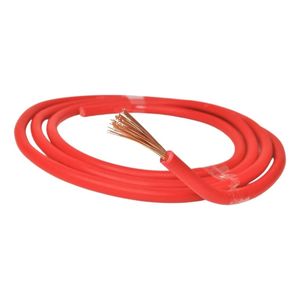 Fio para instalacao 6mm vermelho (mt)